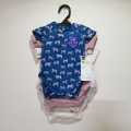 2 pcs Asssorted Pack Baby Girls Romper For Newborn to 36 Months, Romper, Keeper, Bodysuits.