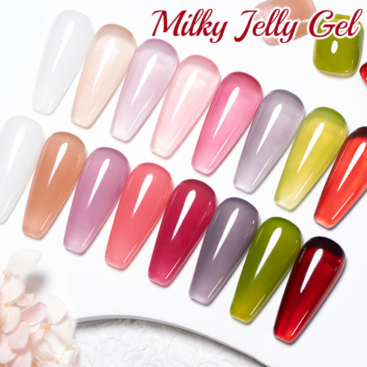 PUENTE%20Milky%20Jelly%20Gel%20Nail%20Polish%207.5ml%20Translucent%20Pink%20Color%20Nail%20Gel%20Soak%20Off%20Nail%20Art%20Gel%20Manicure%20Semi-Permanent%20Varnish%20-%20Image%202