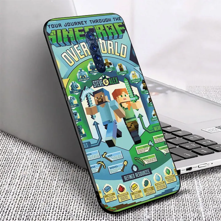 Minecraft World game Soft Phone Case for OPPO A1K A3S A5 A5S A7 A8 A9 A12 A12S A12E A31 A32 A37 A39 A53 A57 A59 A73 A77 A83 A91 A52 A72 A92 A92S A93