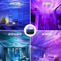 Galaxy Projector Night Light Water Pattern Starry Sky Light Bedroom Decor Northern Night Lamp LED Party Lights for Kids Gift.