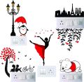 5-Piece Transparent Decorative Stickers - Multi-Use Design. 