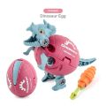 DIY Disassembly Assembly Dinosaur Toy Set Screw Combination Assembling Dinosaur Model Kids Educational Toy ChristGift. 