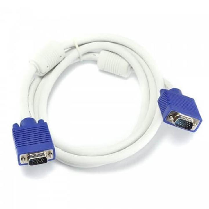 Experience Enhanced Visual Clarity With Our High-Quality Vga To Vga Cable - 3 Meter In White