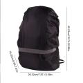 Rain Cover Backpack Reflective 30L 40L 45L 55L Waterproof Bag Black Green Outdoor Camping Hiking Climbing Dust Raincover.