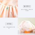 Marianne's double-layered padded shower cap is elastic and comfortable, and it shrinks freely, with an inner layer for dry hair, and an outer layer of waterproof shower cover, which is portable.