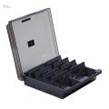 Business Card Holder File Card Storage Box Name Card Organizer and 8 Divider.