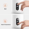 Xiaomi_Deerma 350ML Travel Boilers Mugs Thermal Stainless Steel Display Smart Touch Thermos Cup Electric Kettle. 