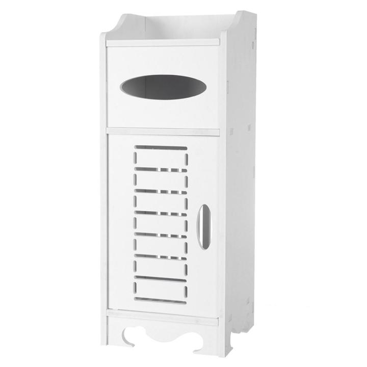 Bathroom Floor Cabinet Toilet Vanity Cabinet Narrow Bath Sink Organizer Towel Storage Shelf For Paper Holder Bathroom Cabinets