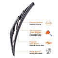 Car Wiper Blade Auto Front Wiper Blades 14"16"17"18"19"20"21"22"24"26" Windscreen Wiper. 