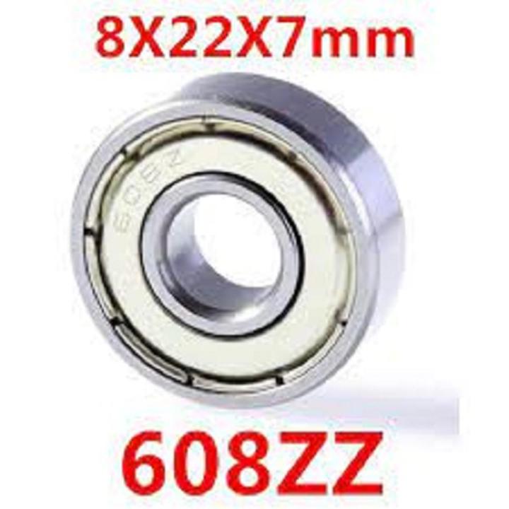 10 pcs. Ball bearings miniature deep groove ball bearings 608 ZZ 8 x 22 x 7mm Bearing Steel