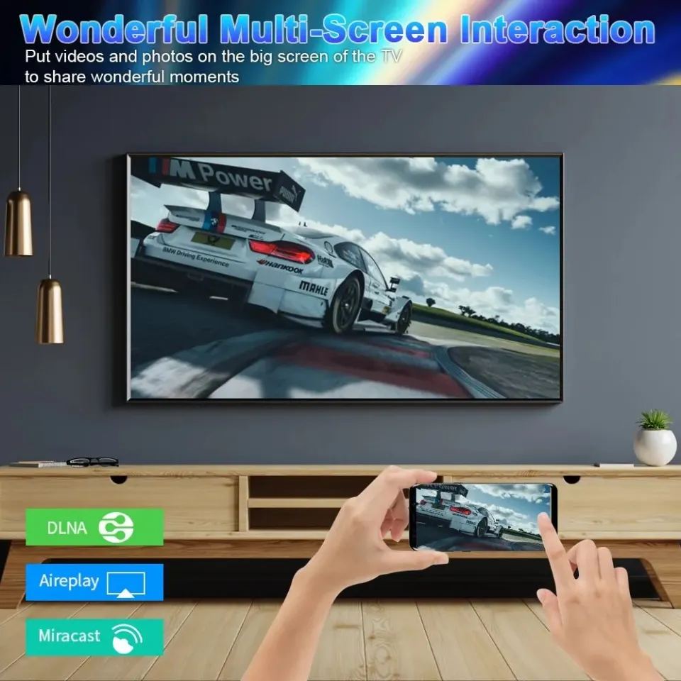 Transpeed Android 13 TV Box ATV Dual Wifi With TV Apps 8K
