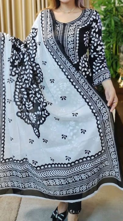 Unstitched%20Exclusive,%20Fashionable,%20Stylish%20And%20Comfortable,%20High%20Quality%20Three%20Piece%20For%20Women,%20Afsan%20Print%20Cotton%20Three%20Piece%20For%20Women%20-%203%20Pice%20Dress%20-%20Image%205