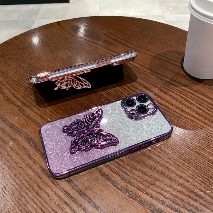 Phone%20cover%20Tecno%20Spark%2020%20/%20Spark%2020C%20/%20Spark%2020%20Pro%20/%20Spark%2020%20Pro%20Plus%20case%20Back%20cover%20Cute%20Butterfly%20Stand%20Luxury%20Slim%20Gradient%20Plating%20Glitter%20Girls%20Phone%20Case%20Clear%20Soft%20Silicone%20Protective%20Cases%20Pouch%20-%20Image%205