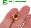Ringneck Parrot Birds Golden China Leg Ring 7MM size 1pis. 