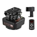 ZIFON YT-1000 2.4G Wireless Control Automatic Tripod Head 360 Degree Rotatable Motorized Panoramic Head-black. 