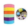 6 Rolls Adhesive Tapes Sticky Ball Tape Colorful Stress Relaxing Sticky Ball for Relaxing Toy Rolling Craft Gifts 1.2cm-10cm. 