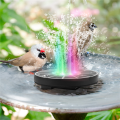 3.5W Solar Fountain for Bird Bath LED Solar Water Fountains with 2200mAh Battery Solar Powered Fountain Pump.
