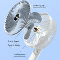 XIAOMI Portable Fan USB Rechargeable 3-gears Wireless Electric Hand Fan Clip Circulator Cooling Fan for Desktop Office.