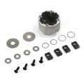 Differential Gear Shells Kit Fit for 1/8 HPI Racing Savage XL FLUX Rovan TORLAND Brushless Truck Parts.