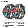 SKMEI 2022 Smart Watch Bluetooth Call Heart Rate Bl ood Pressure Monitor 1.6-inch Full Touch Screen 400MAH Sport Fitness  SmartWatch With  Music storage 200 pcs  For Men Women. 