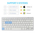 Mini Bluetooth 3.0 Keyboard Slim English Russian French Spanish Japanese Arabic German Wireless Keyboard For Android Windows Mac.