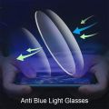 Retro Anti Blue Light Reading Glasses Women Men Oversized Round Eyewear Frames Gradient Eyeglasses Presbyopia Diopter 0 to +6.0. 
