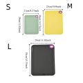 Durable Non-Slip Double-Sided Cutting Board Thickened Hangable Cutting Plate Mat Mildew-Resistant TPU Chopping Block Kitchen Use. 