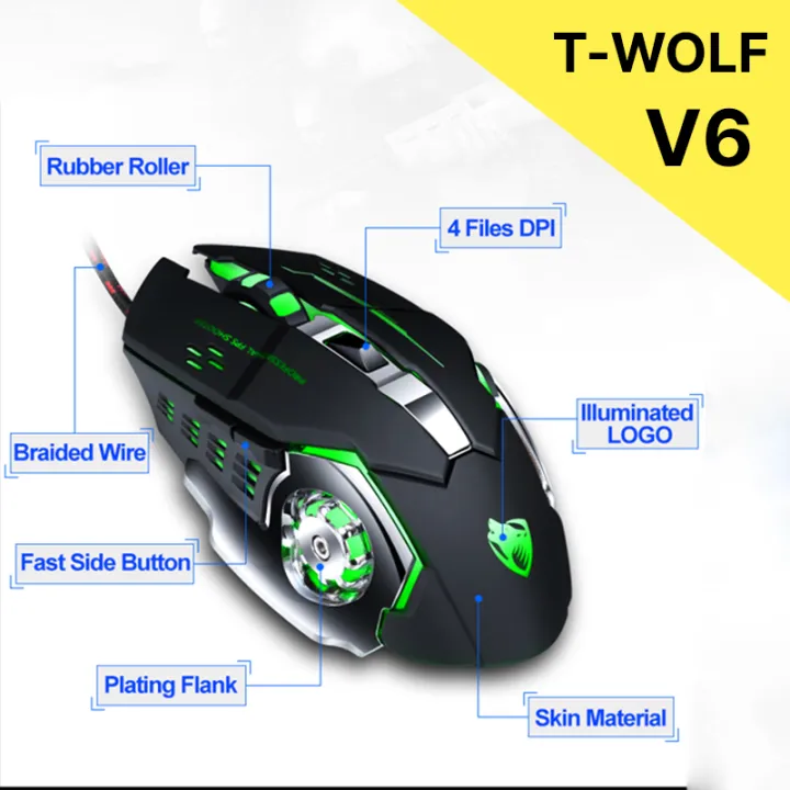 Gaming%20Mouse%20With%20Lighting%20TWolf%20V6%20illuminated%20Wired%20Mouse%20For%20Gaming%20PC%20Laptop%20Computer%20Desktop%20Black%20RGB%20Mouse%20For%20Gamers%206%20Button%20Mouse%20With%20DPI%20-%20Image%209