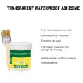 Transparent Waterproof Glue Plus Brush Waterproof And Leakproof Glue For Exterior Wall Bathroom Toilet Floor Tiles. 