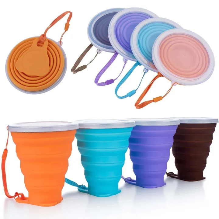 Portable%20Foldable%20Collapsible%20outdoor%20Travel%20Silicone%20Coffee%20Cup%20with%20cover%20folding%20water%20-%20Image%202