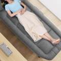 Folding Bed Comfortable Patio Chair Easy Carrying recliner Backrest Bed Office Lounger for Travel. 