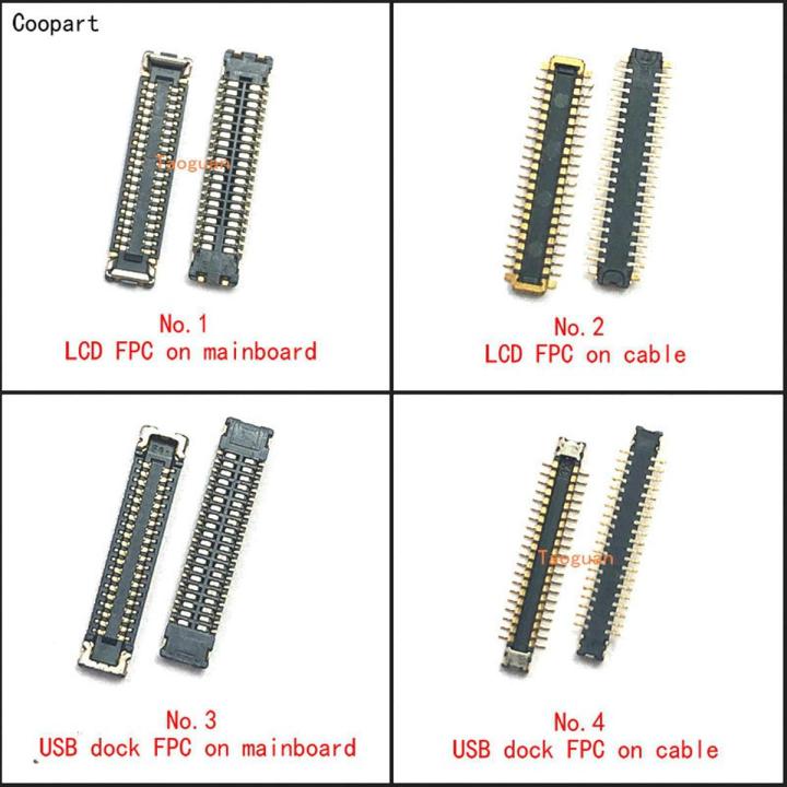 5pcs LCD display FPC Connector USB charging dock Port on mainboard/cable/Flex for Redmi note 7 note 8 8T note7pro note8pro