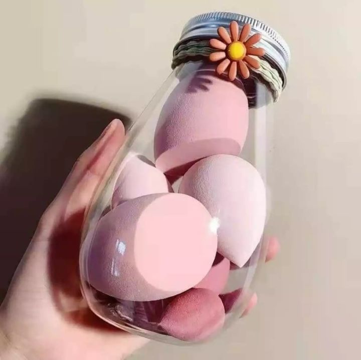 Beauty Blender Jar Set of 6 Soft Makeup Sponge ( Random)