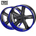 Reflective Motorcycle Yamaha Sticker Wheel Rim Decal Yzf R1 R3 R15 R1m R6 Mt07 Mt09 FZ6 Raptor R15 Wr450f Hp4 Wheel Stickers. 