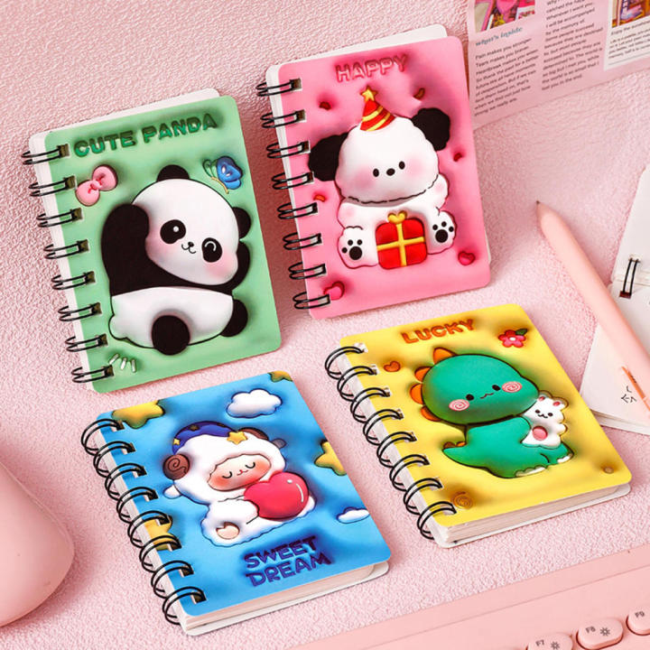 Painting%203D%20notebook%20Cute%2080%20sheets%20Kawaii%20Painting%20coil%20notebook%20Stationery%20Three-dimensional%20Mini%20pocket%20notepad%20for%20School%20Office%20Travel%20Art%20enthusiasts%20Journaling%20-%20Image%205