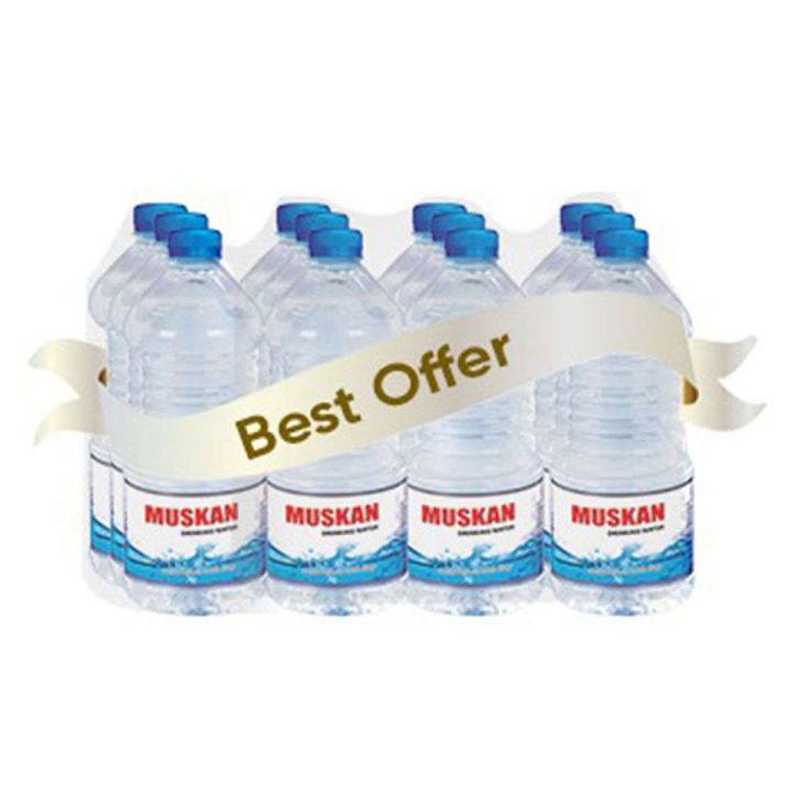 Muskan drinking water 500ml 1 case - 12 pcs