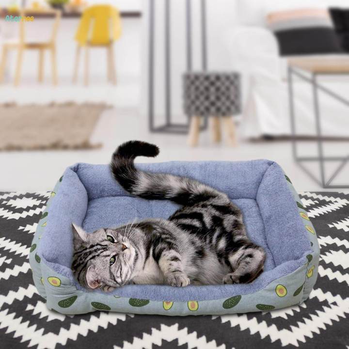 Rectangle%20Small%20Dogs%20Bed%20Comfort%20Puppy%20Bed%20Pet%20Cushion%20for%20Cats%20Kitten%2050cmx40cm%20-%20Image%202