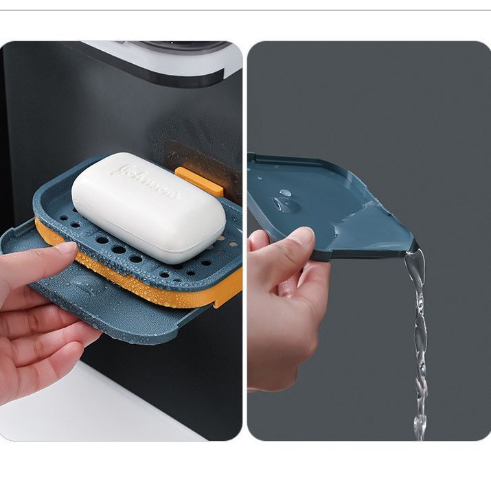 1/2PCS%20Simple%20Soap%20Box%20Punch-free%20Wall-mounted%20Household%20Soap%20Rack%20Double-layer%20Drain%20Soap%20Box%20Bathroom%20Sink%20Accessories%20-%20Image%207