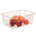 Wire Stroage Baskets,Farmhouse Metal Wire Basket Freezer Office Storage Organizer Bins with Handles for Kitchen Cabinets. 