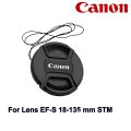 Canon 67MM Lens Cap For 18-135MM STM Lens. 