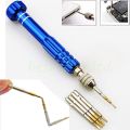 Compact 5 in 1 Multi-Function Screwdriver for Mobile and Micro Electronics Modules Perfect for Power Bank Circuit Assembly. 