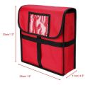 Insulated Pizza Food Delivery Bag Professional Large Pizza Delivery Bag Moisture-Proof Pizza Box. 