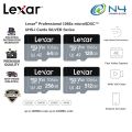 【100%Original+FREE Shipping+Ready Stock+COD】 Lexar® Professional 1066x microSDHC™/microSDXC™ UHS-I Cards SILVER Series 8GB 16GB 32GB 64GB 128GB 256GB 512GB 1TB 4K 160MB/s.