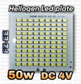DC 4V 1pcs 50W LED High Powerfull SMD5730 Rectangle PCB Aluminum Substrate Light Source Plate Lamp Beads Board for Cast Light Street Lamp Accessories. 