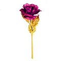 Elegant 24K Gold Plated Golden Rose Flower - Home Decoration Item. 