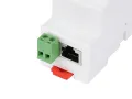 Waveshare Rail-mount RS485 Serial Server, RS485 to RJ45 Ethernet, TCP/IP to serial, rail-mount support, POE function(optional). 