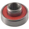 10Pcs 608- Longboard Integrated Bearing Skateboard Wheel Bearing Inline Roller Skate Bearing 8X22X12.6mm,Red.
