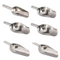 Stainless Steel Ice Scoop Food Flour Sugar Scoop Popcorn Coffee Beans Tools Ice Scooper Shovel. 