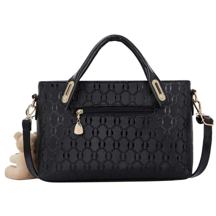 4Pcs/Set%20Women%20Bags%20Sets%20Elegant%20PU%20Leather%20Handbag%20Shoulder%20Bag%20Fashion%20Wild%20Solid%20Color%20Messenger%20Tote%20Pack%20Clutch%20Ladies%20Bags%20-%20Image%202