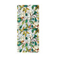 GC Static Cling Decorative Window Film, Vivid Plant Flower Stained Glass Window Decals Sticker Non-Adhesive, Sunscreen Window Clings For Living Room Kitchen.